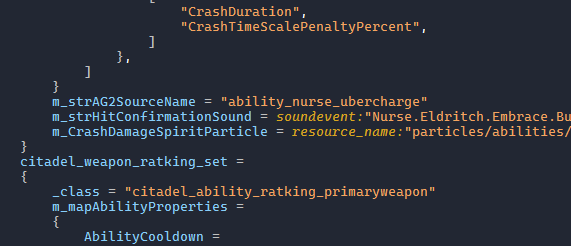 gabefollower's tweet photo. Nurse Harrow's buff ability is called "ubercharge" in the game configs. They're not even trying to hide it... #deadlock https://t.co/kVFIbJ9CB7