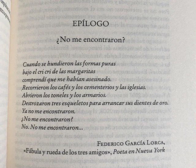 inixioconx's tweet photo. “la escena de lorca es foreshadowing gratuito” “lorca no diria eso”

lo que escribió el putísimo lorca: https://t.co/XMksX7adDl
