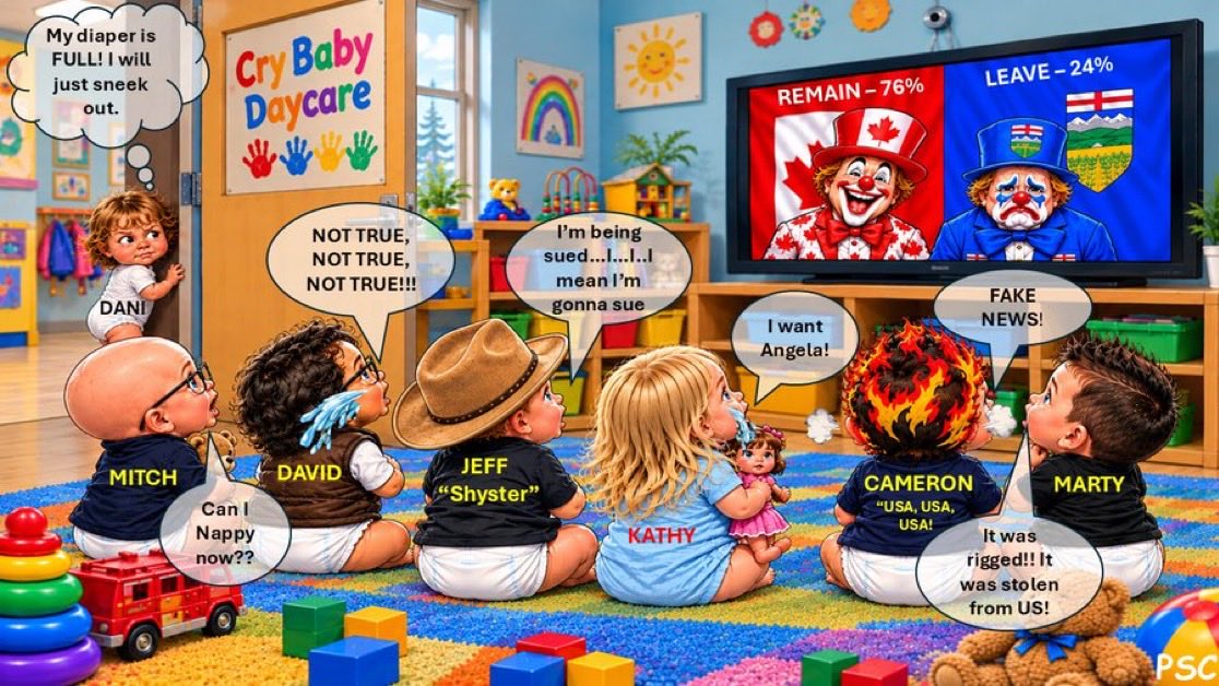 PrattiesToons's tweet photo. @peepeeLEpuke Don’t laugh at the toddlers. It upsets them! https://t.co/u77VH5tuzd