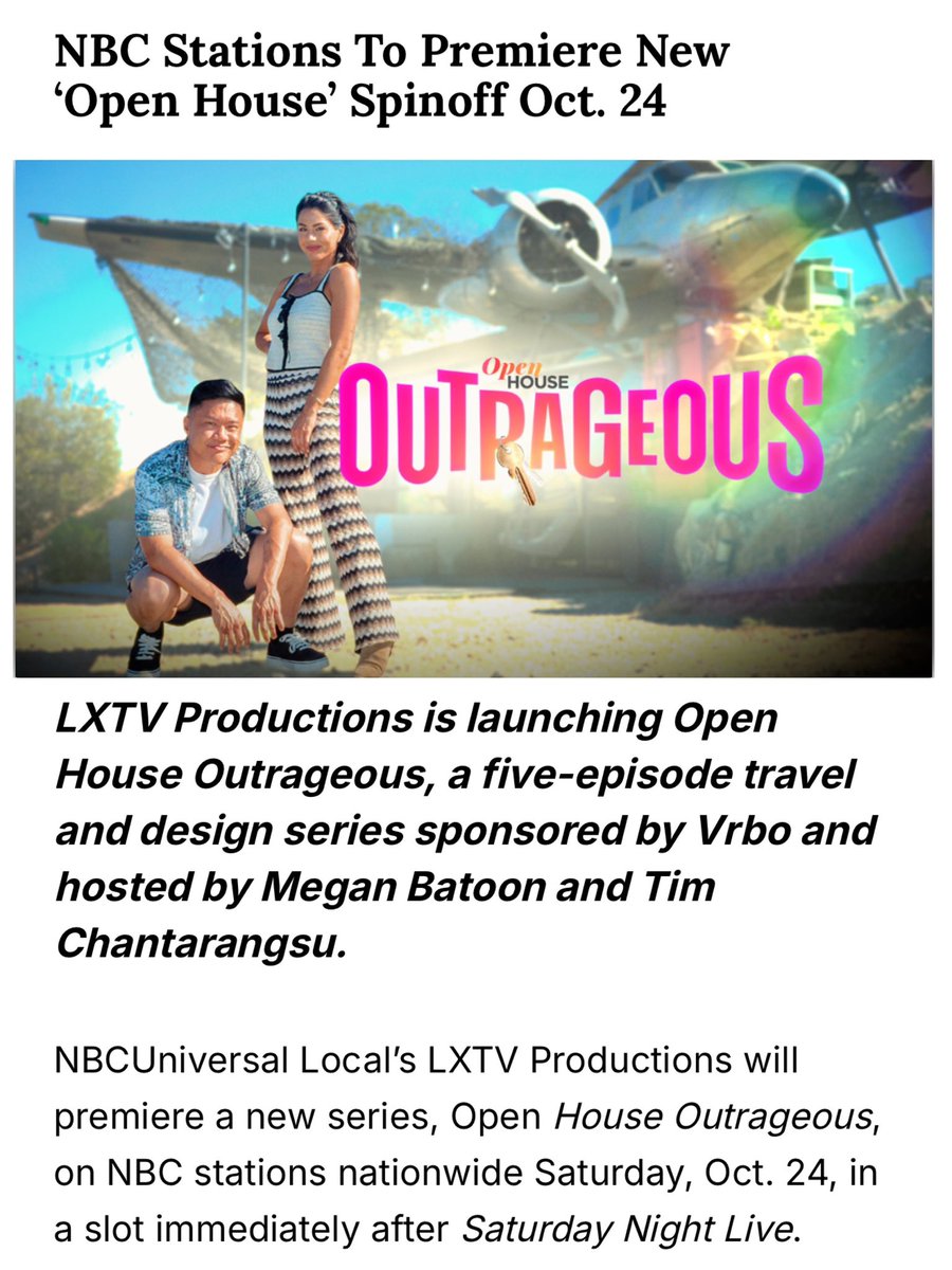 TimothyDeLaG's tweet photo. Surprise! See you Saturday, NBC 👀 https://t.co/lrLcbz1ed6