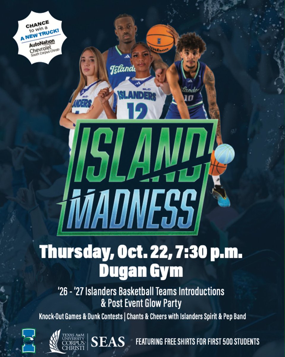 Go_Islanders's tweet photo. Island Madness is almost here‼️See🫵there Thursday night

#ShakasUp https://t.co/PWJWWRH68s