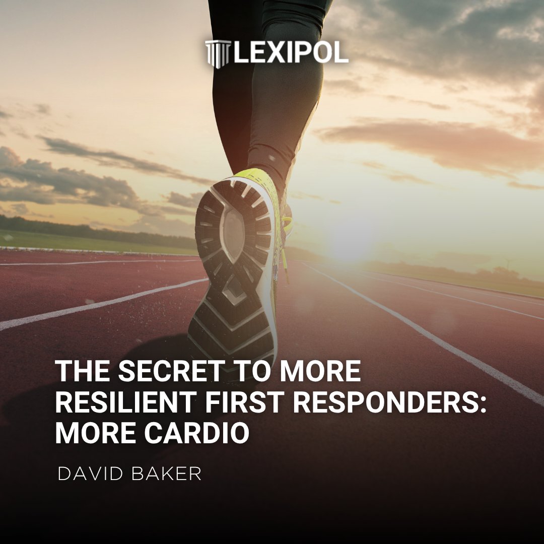 Lexipol's tweet photo. Cardiovascular fitness may strengthen more than physical endurance. Research suggests regular aerobic exercise can help first responders lower anxiety and improve emotional resilience under stress: https://t.co/WnMZDfaJbO https://t.co/1fQ2QWxYQP