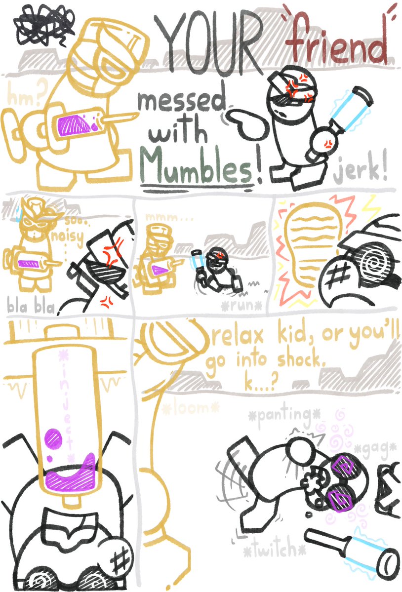 xXLostTrinityXx's tweet photo. Chicken confronts Dr. Kromwell and immediately gets his butt handed to him. Sorry rookie!
#art #digitalart #doodle #comic #oc #madnesscombat #madnesscombatoc #madnesscombatart https://t.co/OOVCIro4qx