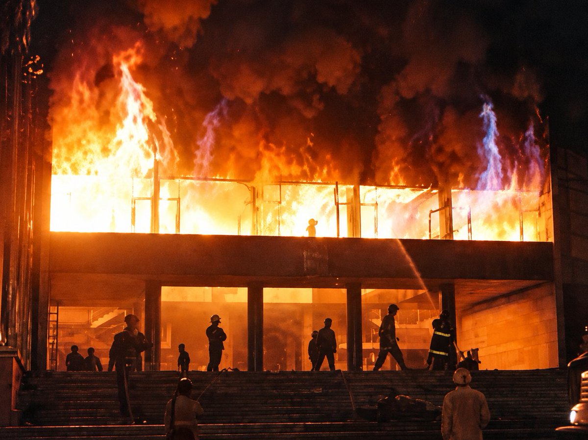 robinrobles's tweet photo. 1993–2004 | EL CONGRESO ANTES Y DESPUÉS DEL FUEGO
Tres momentos de una misma historia, recuperados de las cintas originales de Historia Viva. #ElFotogramaDeHistoriaViva

1993: el Palacio Legislativo y un Quito que se acoplaba a los cambios.

5 de marzo de 2003: tras 43 años de inaugurado, un incendio destruyó el 40 % del edificio. El Fiscal #WilsonToainga atribuyó el siniestro al recalentamiento de una cafetera y solicitó archivar la causa por considerarlo "accidental".

Julio de 2004: desde la calle Piedrahita, el edificio aparece desnudo, reducido a su estructura. Ese mes se firmó un contrato de reconstrucción por USD 6,2 millones.

¿Recuerdas aquel incendio?

#HistoriaViva #Quito #ArchivoSilenciado