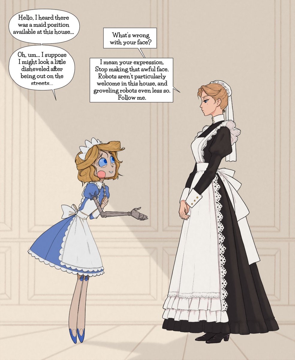 MadHotaru's tweet photo. #emmytherobot #robotgirl #maid https://t.co/scgX4k5H6y