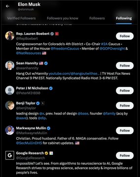 vineosfr's tweet photo. Since we are in an ELON meta and everyone is talking about his companies merging. 

I found a genny runner. Please read the lore, trust me this is genny!!

PeterM31890 is the only no pfp and random account @elonmusk follows that makes no sense, until now.      

He's the man who gave Elon his first job, his first big break. 

Where he now moved on to become the richest person on the planet. 

All thanks should go to PeterM31890, all rewards to him

Proof - https://t.co/MauRws5ejC

Peter - https://t.co/VpOFLCZ8Tm