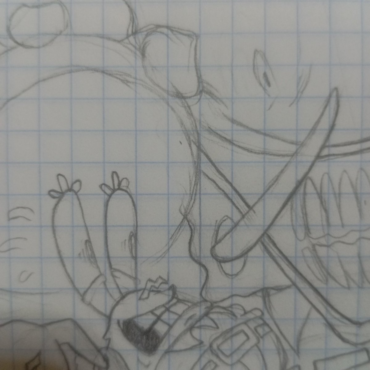 SpiderTheFrog's tweet photo. WIPs de los dibujitos de Bikini Horrors que estoy haciendo, juas juas 🐱 https://t.co/Xy5o3AvQ5x