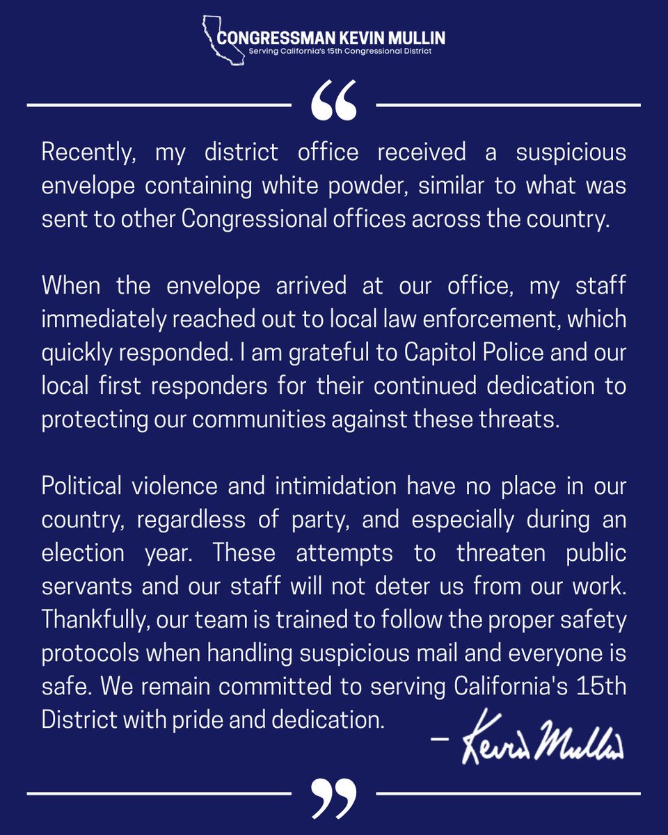 Image for the Tweet beginning: Recently, my district office received