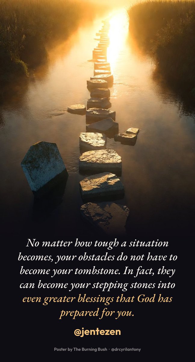 drcyrilantony's tweet photo. @Jentezen I was moved by this reminder from Jentezen that our hardest places can become stepping stones. I made it into a poster for him, with gratitude for his encouragement. https://t.co/HECanQwzph