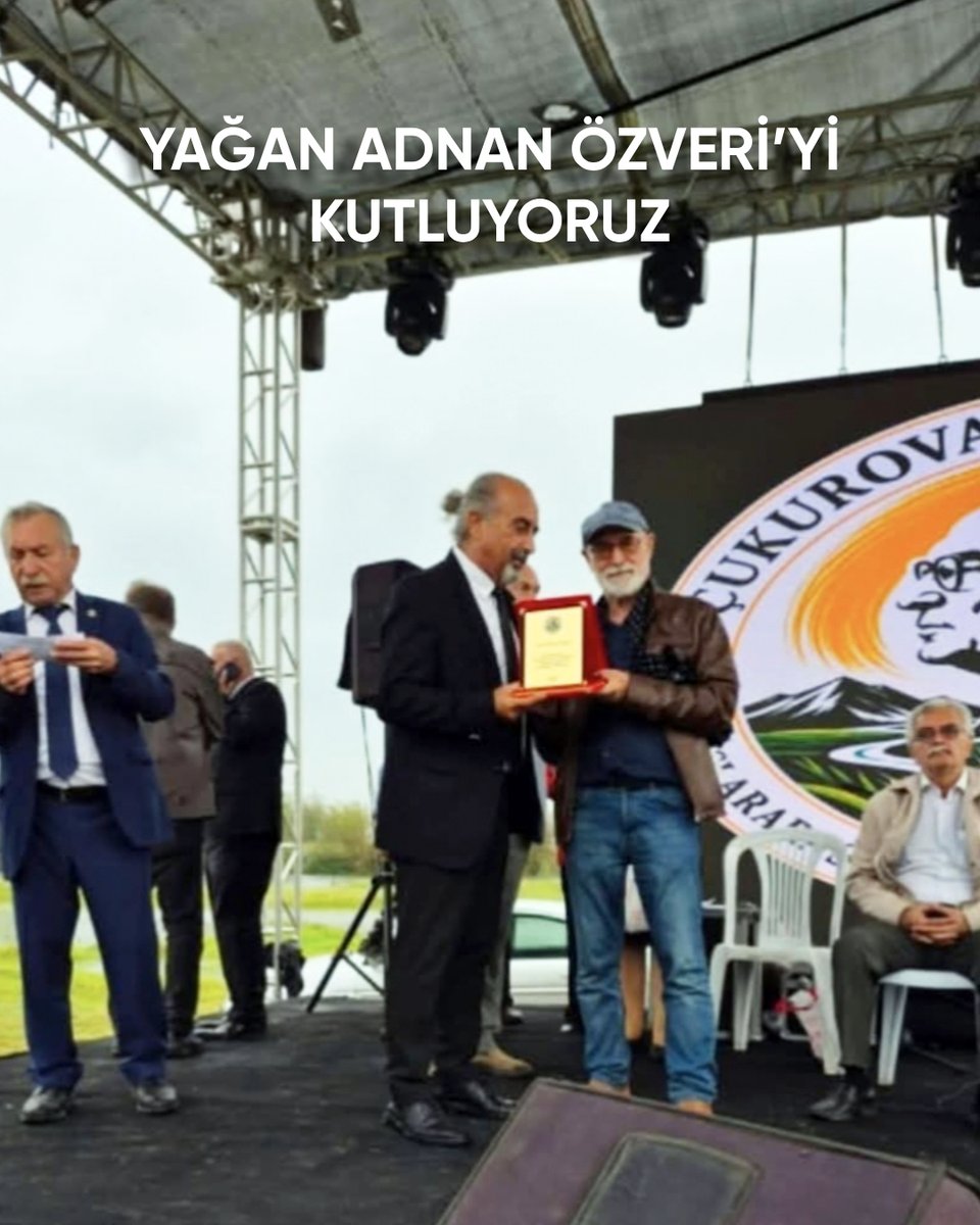 KAFFED's tweet photo. YAĞAN ADNAN ÖZVERİ’Yİ KUTLUYORUZ 

Osmaniye'nin Hemite Köyü’nde 15–18 Ekim tarihlerinde düzenlenen Çukurova Uluslararası Yaşar Kemal Kültür ve Sanat Günleri kapsamında, değerli yazar Yağan Adnan Özveri, “Şair ve Silahşorduk” şiiriyle Yaşar Kemal Jüri Özel Ödülü’ne layık görülmüştür.  Edebiyat ve kültür dünyamıza değerli eserleriyle katkı sunan Yağan Adnan Özveri’yi bu anlamlı ödül dolayısıyla içtenlikle kutluyor, çalışmalarında başarılarının devamını diliyoruz.