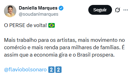 mrcsmata's tweet photo. Agora que vi que a Daniella Marques postou que se o Flávio ganhar vão voltar com o Perse, aquele programa criado na pandemia que deu R$ 41.600.000,00 (QUARENTA E UM MILHÕES e SEICENSTOS MIL reais) de isenção tributária para a VIRGÍNIA FONSECA

kkkkkkkkkkkkkkkkkkkkkkkkkkkkkkkkkkkk https://t.co/UrXqN8awTD