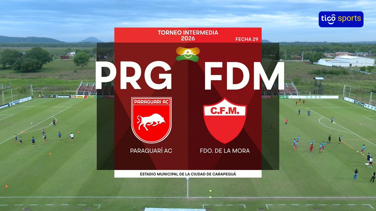 TigoSportsPY's tweet photo. ¡EN MINUTOS!

Paraguarí AC vs. Fernando de la Mora

🎙️Relata: Fredy Irala
🎙️Comenta: @thediez 

📺Tigo Sports+

▶️Viví la #IntermediaAPF en https://t.co/WiZcIDJrSo