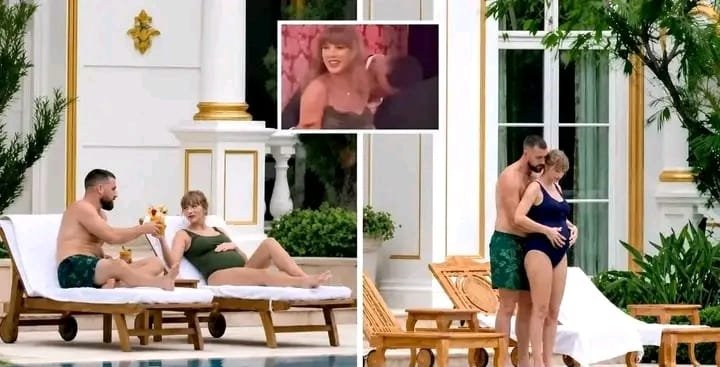 Tay_Travis11's tweet photo. Taylor swift shared in her story Honeymoon Glow: Mrs Taylor Swift Debuts a Tiny Baby Bump in New Vacation Photos With Travis Kelce they revealed the gender of the baby, Fans has been talking and the internet buzzing...Watch the viral moment and 10 photos ⤵️

https://t.co/VG1MDmyNEK