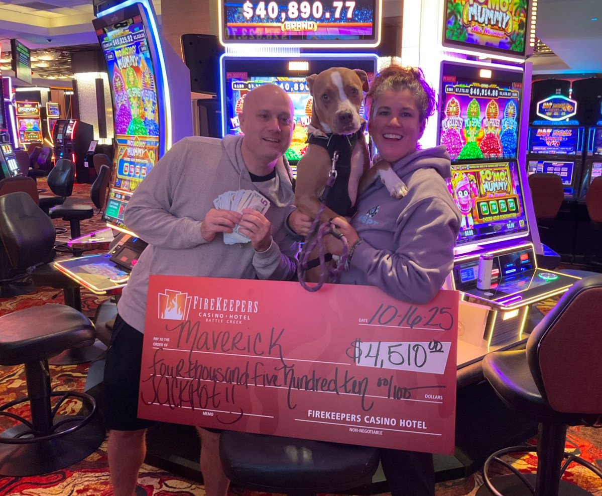 FireKeepers's tweet photo. ⭐⭐ Maverick is a $4,510 #MoneyKeeper ⭐⭐ https://t.co/xhUlETtJf7