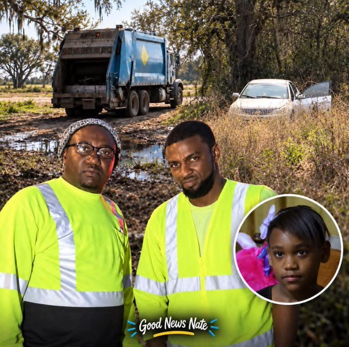 TodayUpdates0's tweet photo. A 10-year-old girl was kidnapped in broad daylight. Hours later, two garbage collectors saw something that stopped them in their tracks.

It was the silver car police were searching for, sitting alone in the middle of a field. Dion Merrick and Brandon Antoine realized the missing girl could still be inside, so they pulled their garbage truck across the only way out, blocked the car from leaving and called 911.

For the next few minutes, they stayed there with the suspect trapped while police raced to the scene. When officers arrived, they rushed in, arrested the kidnapper and found 10-year-old Jalissa alive inside.

Dion and Brandon were just doing their normal route that morning. But because they were paying attention and refused to let that car leave, a missing 10-year-old girl made it home safely.

Some stories deserve to travel just as far as the bad news does. This is one of them.

What's your response to this......??👀

MAKE THIS GO VIRAL ON X. LET’S GO 👏