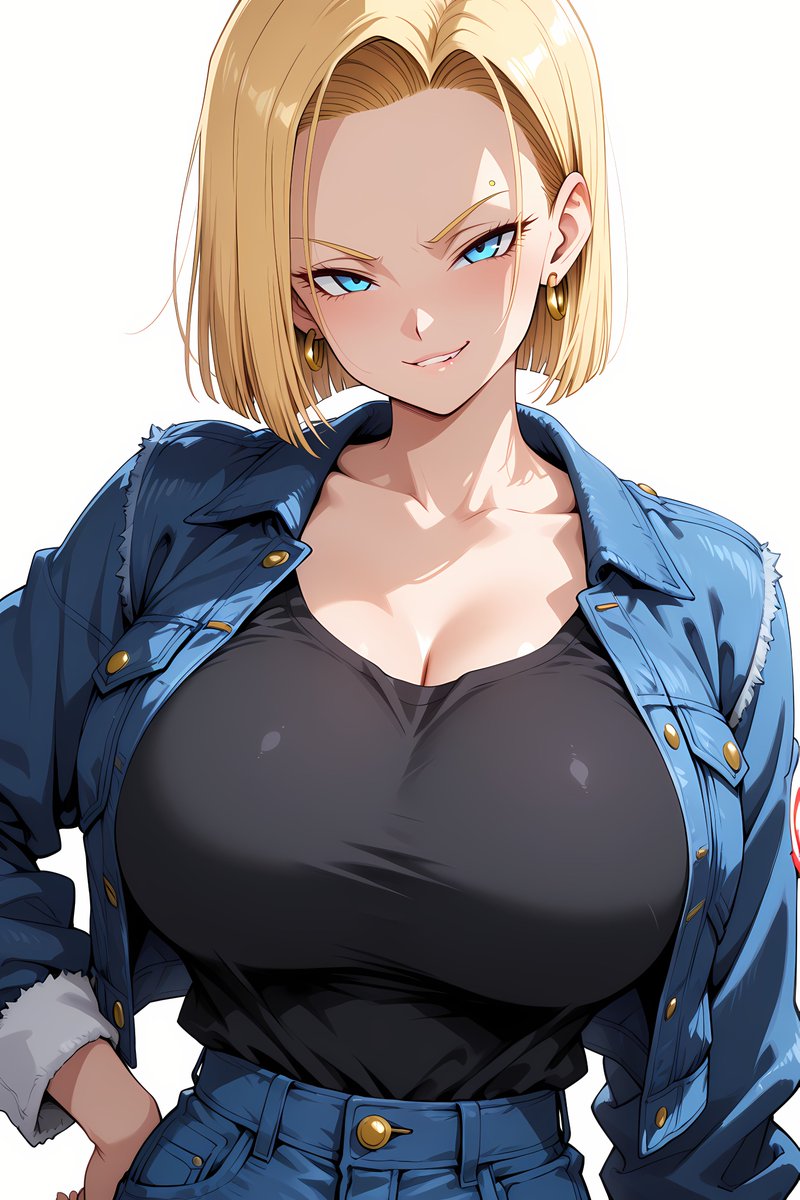 HenozaiSFW's tweet photo. “You’re staring. Should I start charging?” 💸

Denim suits you, 18. 人造人間18号

#Android18 #DragonBall https://t.co/tjL3U6J7uz