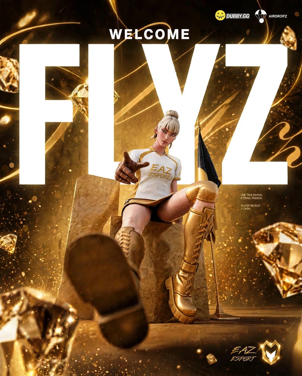 TeamEaz2026's tweet photo. Please join us in welcoming @flyzvlieg  to the team.

With 11.6k PR and 500+ earnings, Flyz is now officially joining our Talents Team.

We’re looking forward to supporting his development and seeing what he can achieve with EAZ. https://t.co/UsYCvL4JdO