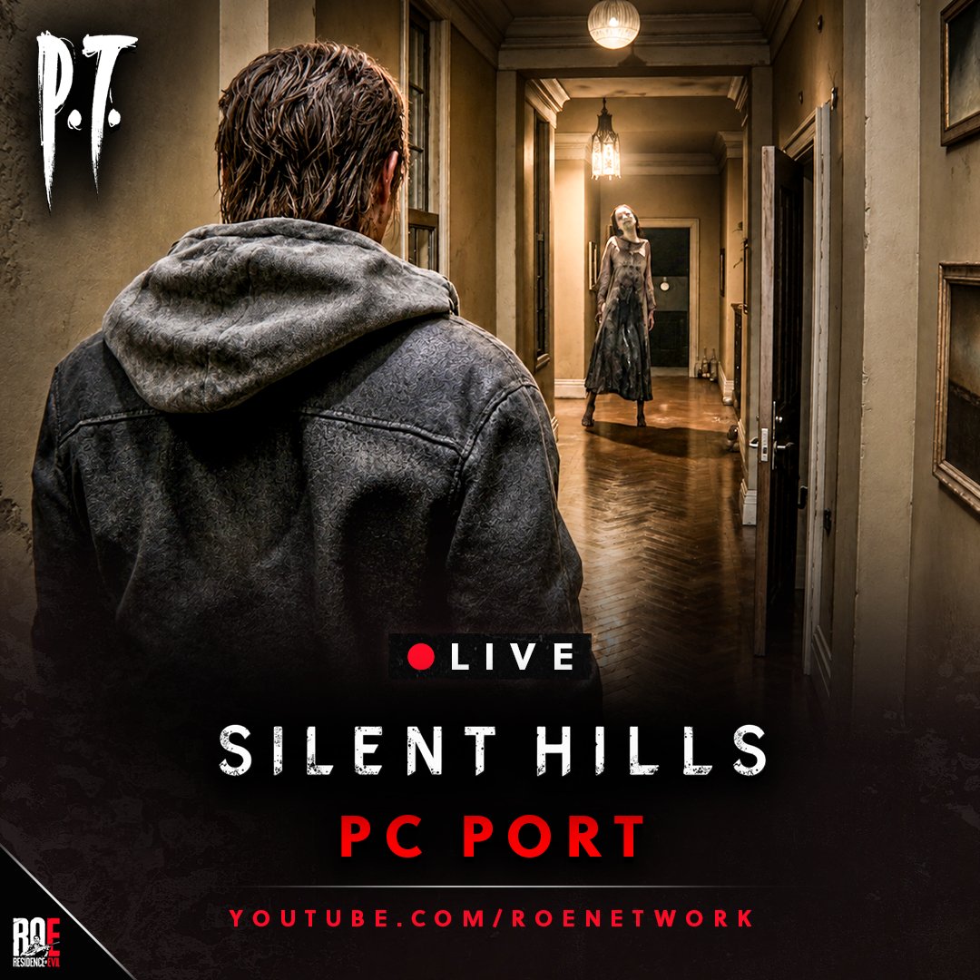 ROEnetwork's tweet photo. ROETOBER continues with SILENT HILLS: P.T.’s new PC port, featuring an over the shoulder camera and city exploration! Join us 🎃LIVE! ► https://t.co/uPPipiMoVP

#ROETOBER #SilentHill #SilentHills https://t.co/tr9YTxOrgQ