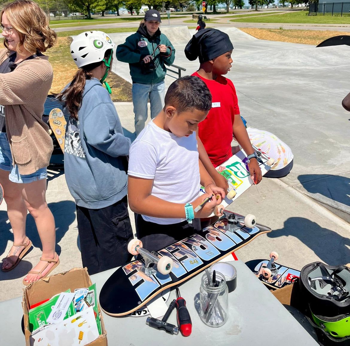 clevelandbazaar's tweet photo. Meet the Makers: Travis Monroe, Advocate Skateworks

”We provide free skateboard programming to kids in underserved areas”

Find Travis at Akron, Lake Affect, 78th, LMM https://t.co/ptvv5oKapj
