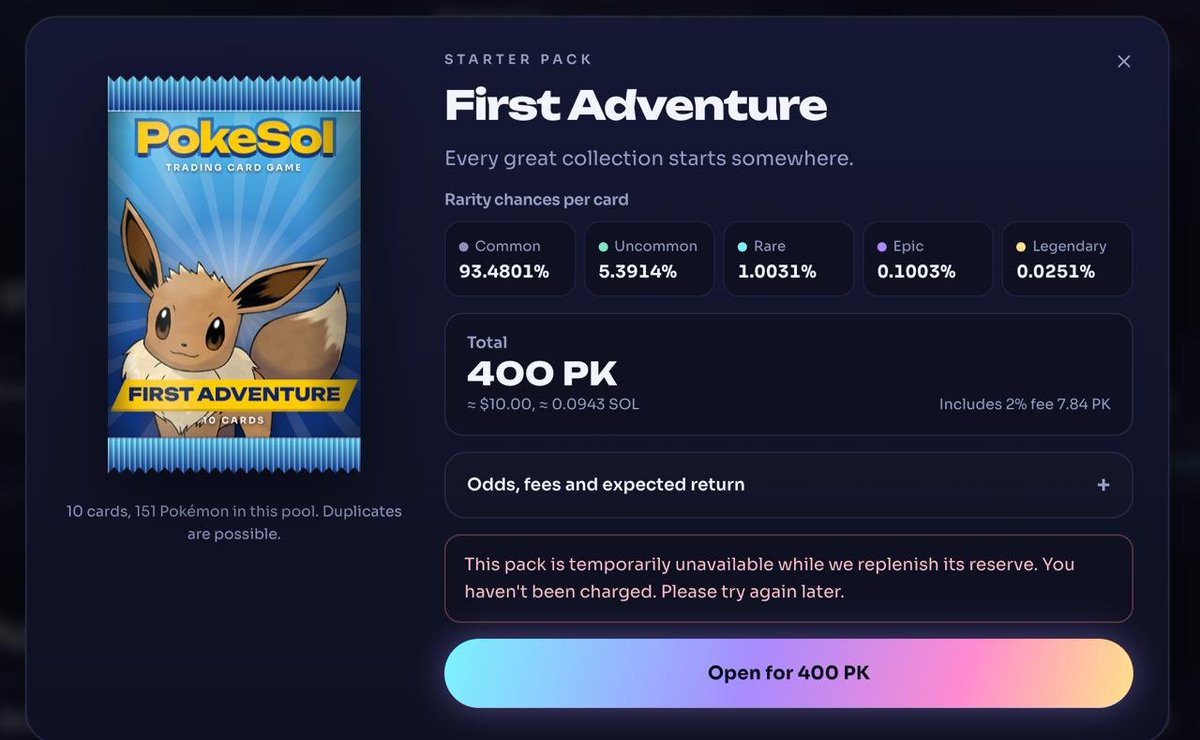 PokeSolBets's tweet photo. We are Live!

Deposit Solana and open Pokémon directly on the website. Upgrade them, gamble them, and show off your collection!

Our third-party provider will process withdrawals within 72 hours!

CA: B26mMiTtweujaxifxnw3vWJ5GewWkkKaHwo1RjWhpump https://t.co/fYXLYsWATG