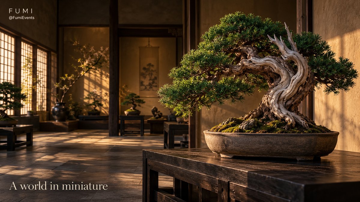 FumiEvents's tweet photo. 🌳

A bonsai exhibition asks you to look differently.

Follow the curve of a branch, the shape of a pot and the space around a tiny tree. Check the organiser's details, then give yourself time for close looking. A quiet event can make a lasting impression.

#FumiJapan https://t.co/rSJbio91lY