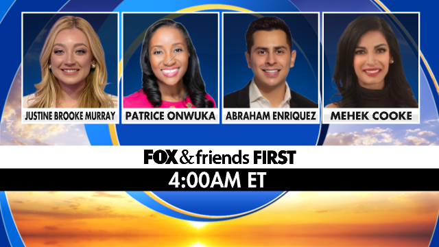 FoxFriendsFirst's tweet photo. During The 4AM Hour Todd And Ashley Will Be Joined By @Justine_Brooke @PatricePinkFile @AbrahamForTX @MehekCooke And More
And At 5AM @AP4Liberty @BenjaminHallFNC @FrancisSuarez @TaylorRogers47 Tammy Nobles And @dandakich Will Join F&amp;F First! https://t.co/cUrO1solfd