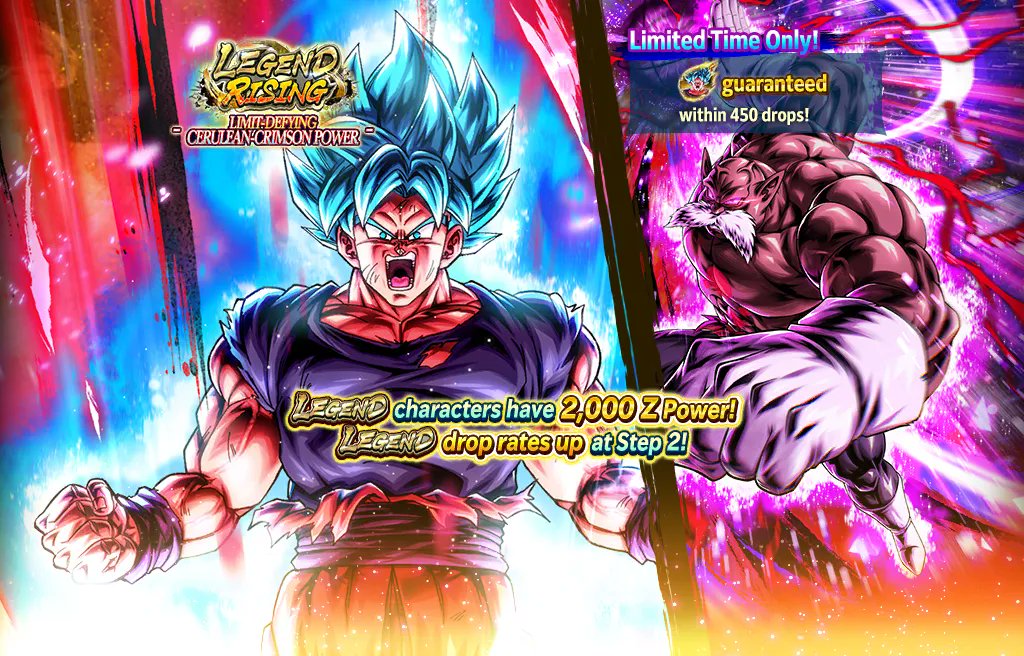HydrosPlays's tweet photo. Returning Gacha
LEGEND RISING - LIMIT-DEFYING CERULEAN-CRIMSON POWER -
Start: 2026/10/21 12:00 (JST)  ~  End: 2026/11/4 15:00 (JST)
https://t.co/jMGJst8HHr

#DBLegends https://t.co/LvtiKDXNcF