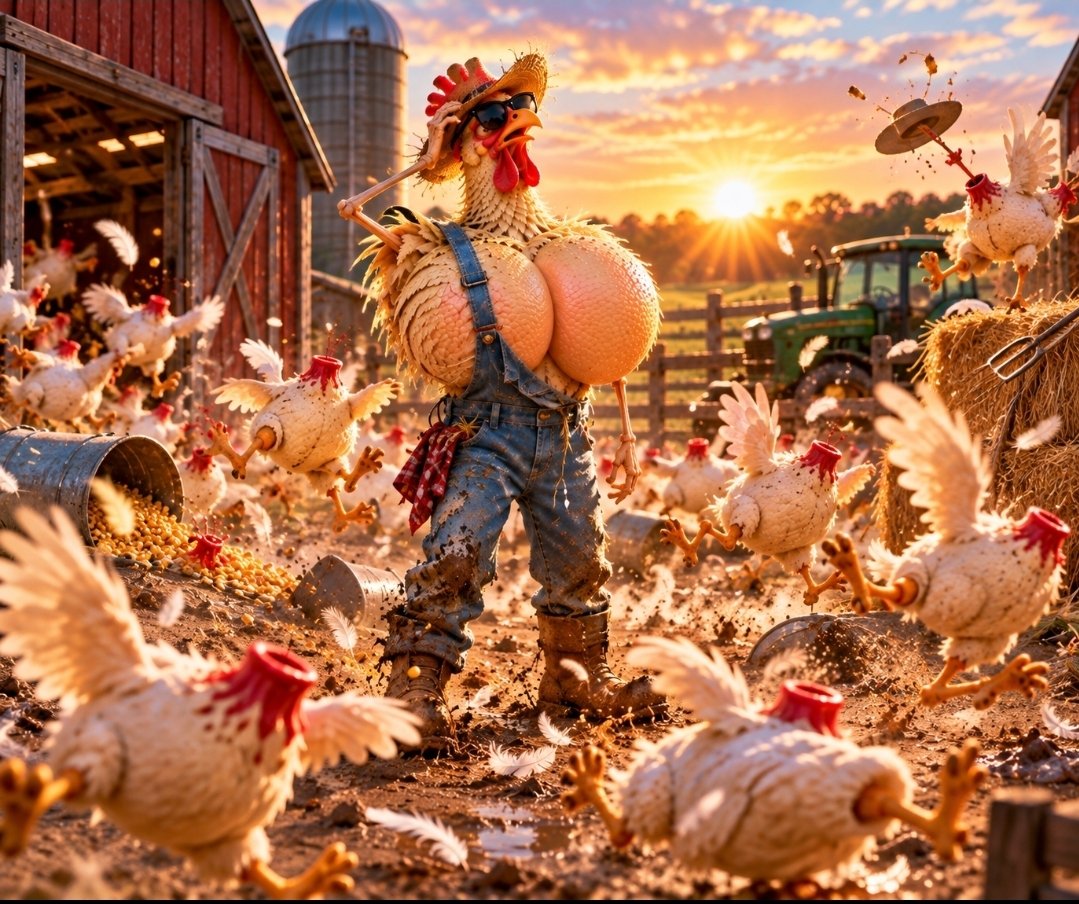ChickenBeastX's tweet photo. @pointfarmcap 🐔👹 https://t.co/kSYPWfZwbN