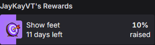 JayKayVT's tweet photo. To their credit I didn't even think they'd hit 10%. I guess that's good enough to give them an emote. https://t.co/Hpii5C4DAl