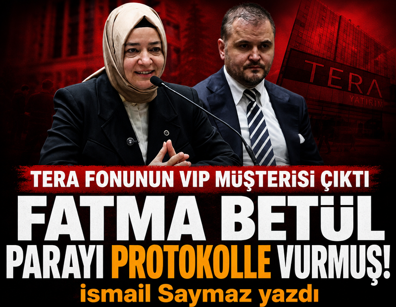 gazetesozcu's tweet photo. Fatma Betül’ün cebini Tera Menkul doldurdu

Telefonda görüştüğüm hukukçunun söyledikleri fon skandalının katman katman derinleştiğini bana düşündürüyor.

Duyduklarıma inanmakta zorluk çekiyorum...

İsmail Saymaz yazdı
https://t.co/k6lwXUCy9m