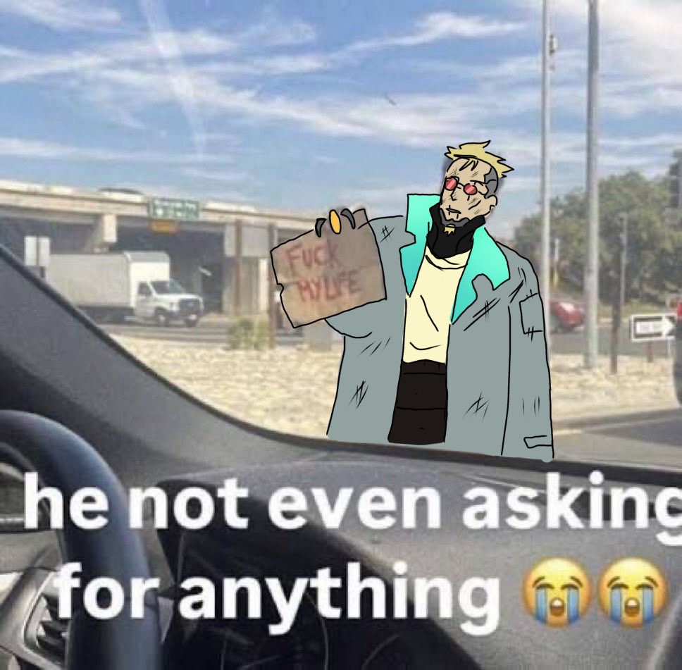 Sheeshthe2nd's tweet photo. Poor King bro 😭 #Edgerunners2 #CyberpunkEdgerunners2 https://t.co/I8yqeldJGR