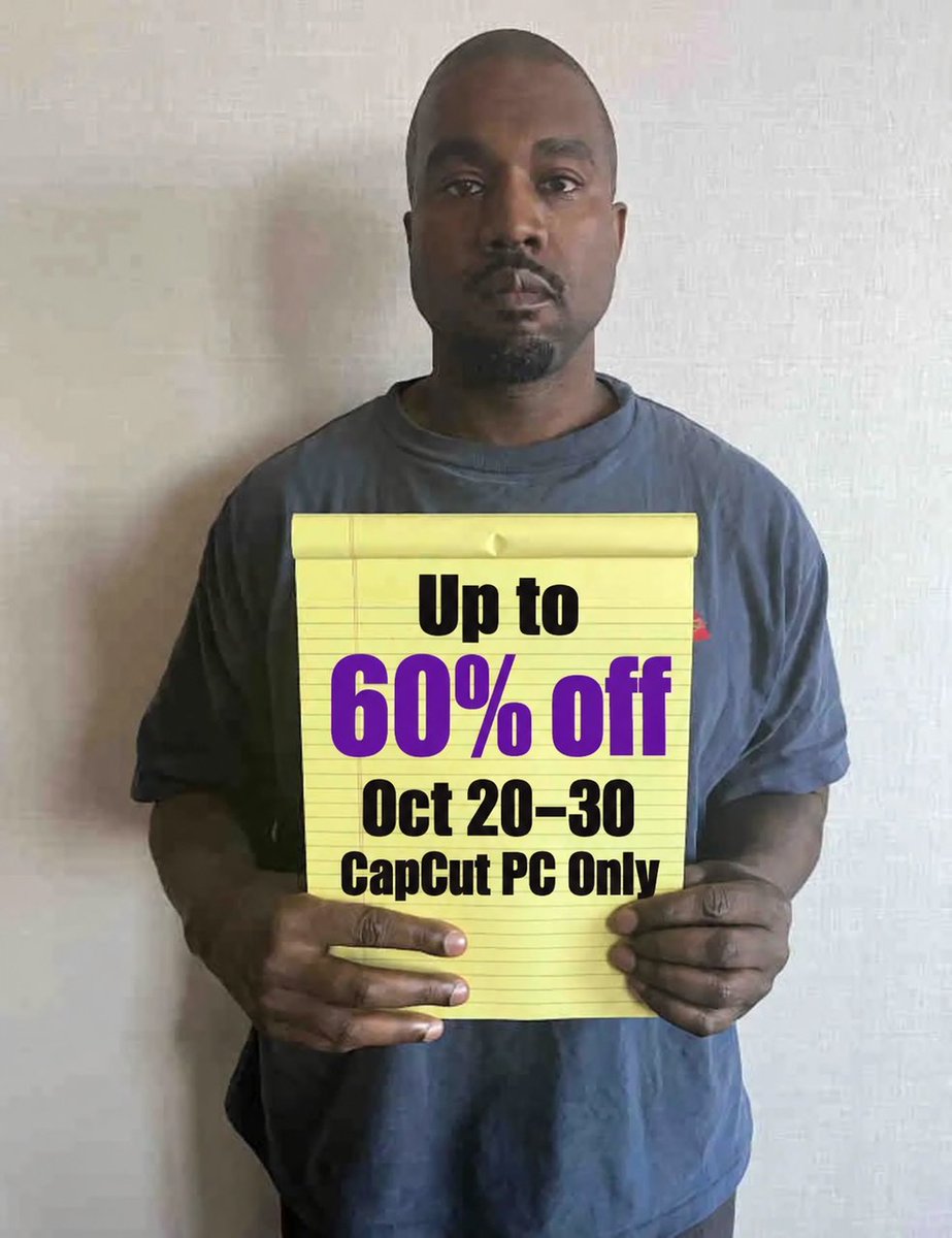 Rixhabh__'s tweet photo. It’s official!

CapCut Black Friday is LIVE TODAY! Get 60% OFF Pro and 40% OFF Ultra, Oct 20–30, exclusively on CapCut Desktop.

Got a creative product idea inspired by the Jean Phil trend?

CapCut PC helps you turn AI-generated concepts into marketing videos with room for real editing, refinement, and finishing.

#capcutpc #capcutblackfriday