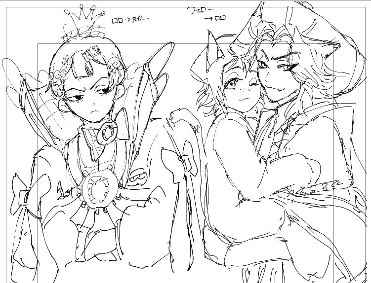 fellowyoux's tweet photo. 🔔、🦊、🐱、🪦、🪙、🍭
※🎃🎄組が衣装交換してる
※らくがきです
🪙さんの衣装重たそう https://t.co/nNdskhxQ8o
