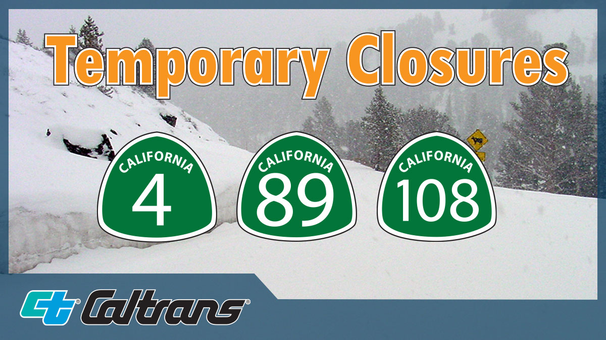 CaltransDist10's tweet photo. #TravelAlert Caltrans will temporarily close #EbbettsPass, #SonoraPass, &amp; #MonitorPass due to weather beginning Wed. 10/21 @ 8AM w. no ETO

For live winter HWY updates #KnowBeforeYouGo w. Caltrans QuickMap app on mobile devices! #Elninoprep

@CaltransHQ @CHPSonora @ChpSanAndreas https://t.co/AuMkCDBqY0