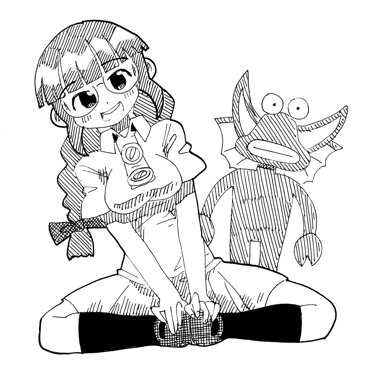sim5si's tweet photo. 業堀さんのおれが野ちゃん（似てない） https://t.co/urKEwTUM58