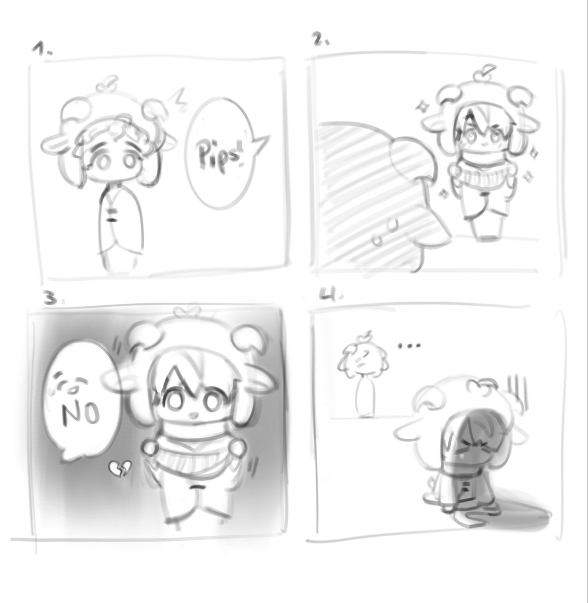 MangocerosCaeli's tweet photo. I had to doodle this pls it’s so cute I love sheepleb (4/9)

#Caleb #夏以昼 #LoveandDeepspace #恋と深空 #恋与深空 https://t.co/5XCh7jo8T9