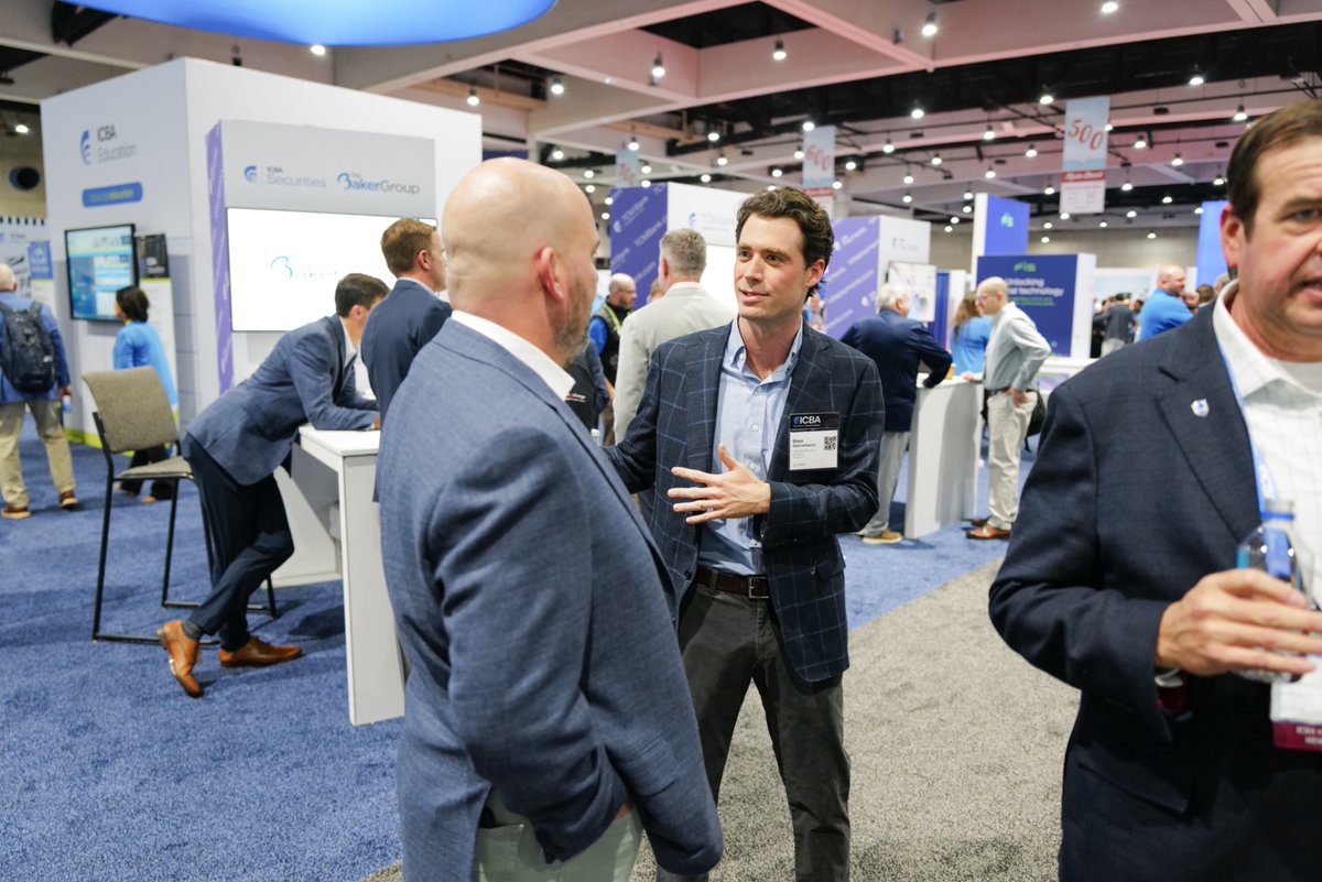 ICBA's tweet photo. The largest gathering of community bankers descend on Las Vegas, March 1-4, 2027. A limited number of exhibit booths are available at #ICBALIVE to connect with decision-makers, build relationships and showcase your brand with this influential audience.
 
Don't miss this opportunity to put your company in front the world’s largest gathering of community bankers. Secure your exhibit booth today! https://t.co/fBNZJDBDE7