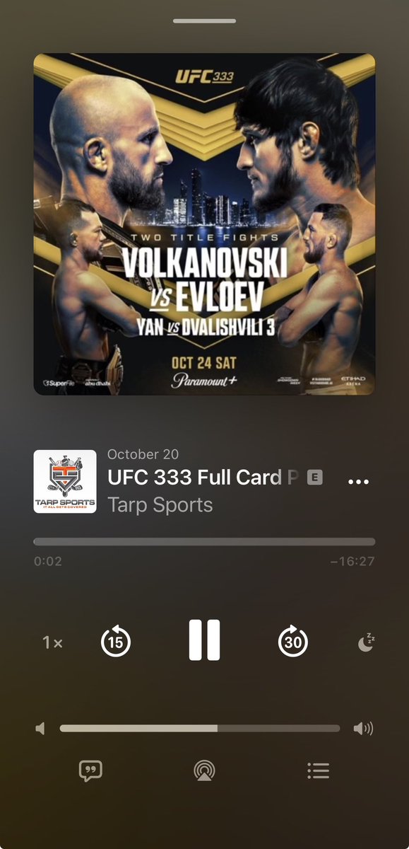 TarpSports's tweet photo. UFC 333 Full Card Predictions out now on YouTube, Spotify, and Apple Podcasts
#ufc #ufc333 #ufcpicks #ufcpredictions
https://t.co/woDn5ltUOo https://t.co/yAXGiE89m4