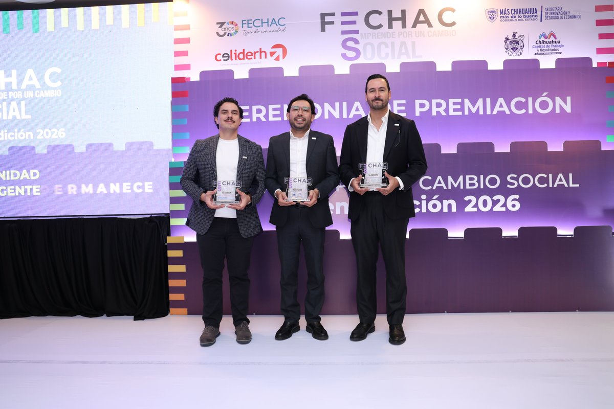 FECHAC's tweet photo. ✨ ¡El talento social transforma realidades! 💚

🏆 Con 612 proyectos participantes de 43 municipios, Chihuahua demuestra que hay muchas ganas de crear soluciones y construir un mejor futuro.
#FECHAC #EmprendePorUnCambioSocial #TejiendoComunidad https://t.co/oWSbh3aO9b