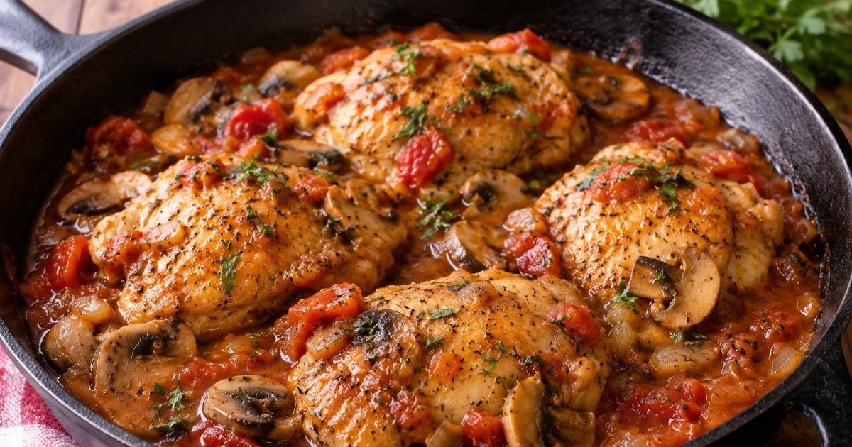 Amelia2325's tweet photo. What's for dinner? โค๏ธ Try this homestyle Braised Chicken with Tomatoes and Mushrooms! Simple ingredients, savory sauce, and cozy homemade flavor make this a meal worth saving.
See recipe here: https://t.co/KtSX5TUjsh
#ChickenDinner #EasyRecipes #HomeCooking #FamilyMeals https://t.co/fOOGhIAcjg