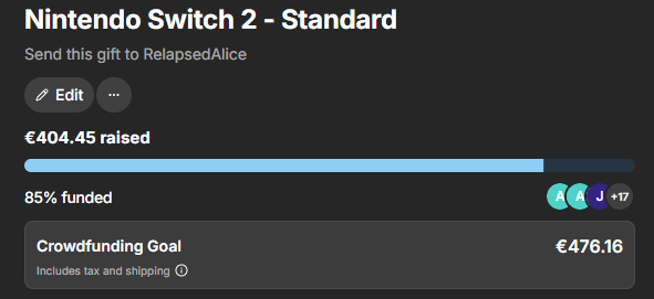 RelapsedAlice's tweet photo. Only 71.70€ missing, it is soooo close 😩😩😩

Maybe I really should start a proper findom arc... https://t.co/NnSEar6TF9