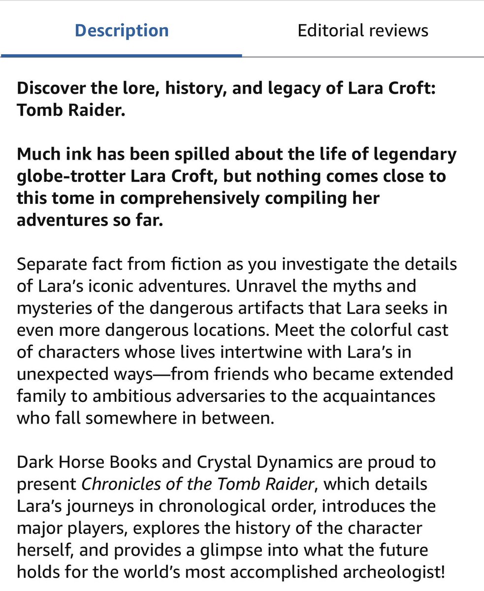 ApolloTech96's tweet photo. @Bouza_Vic The description doesn’t state this book will unify the timelines. But yeah. I still don’t really care. Just happy we’re still getting Tomb Raider games https://t.co/sdHk3FiMTa