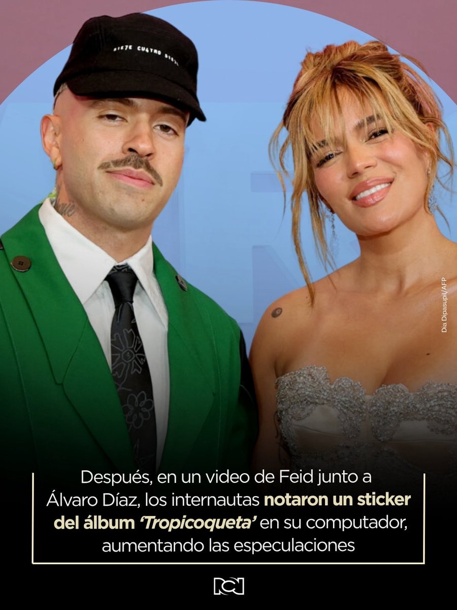 rcnradio's tweet photo. Karol G y Feid están en el ojo del huracán tras unos movimientos en redes que los internautas no dudan en pensar que son indicios de una reconciliación. ¿Les gustaría volver a verlos juntos? 💚🌸👀 https://t.co/krPdyAt9cA