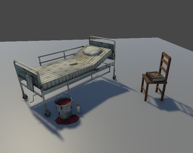 mxa_dev's tweet photo. Wrapped up today with 3 more set pieces

Tomorrow it's back to coding and hopefully getting more of the gameplay loop up and running. One step closer every day

#GameDev #IndieDev #Unity3D #HorrorGame https://t.co/Wg5mBweHdD