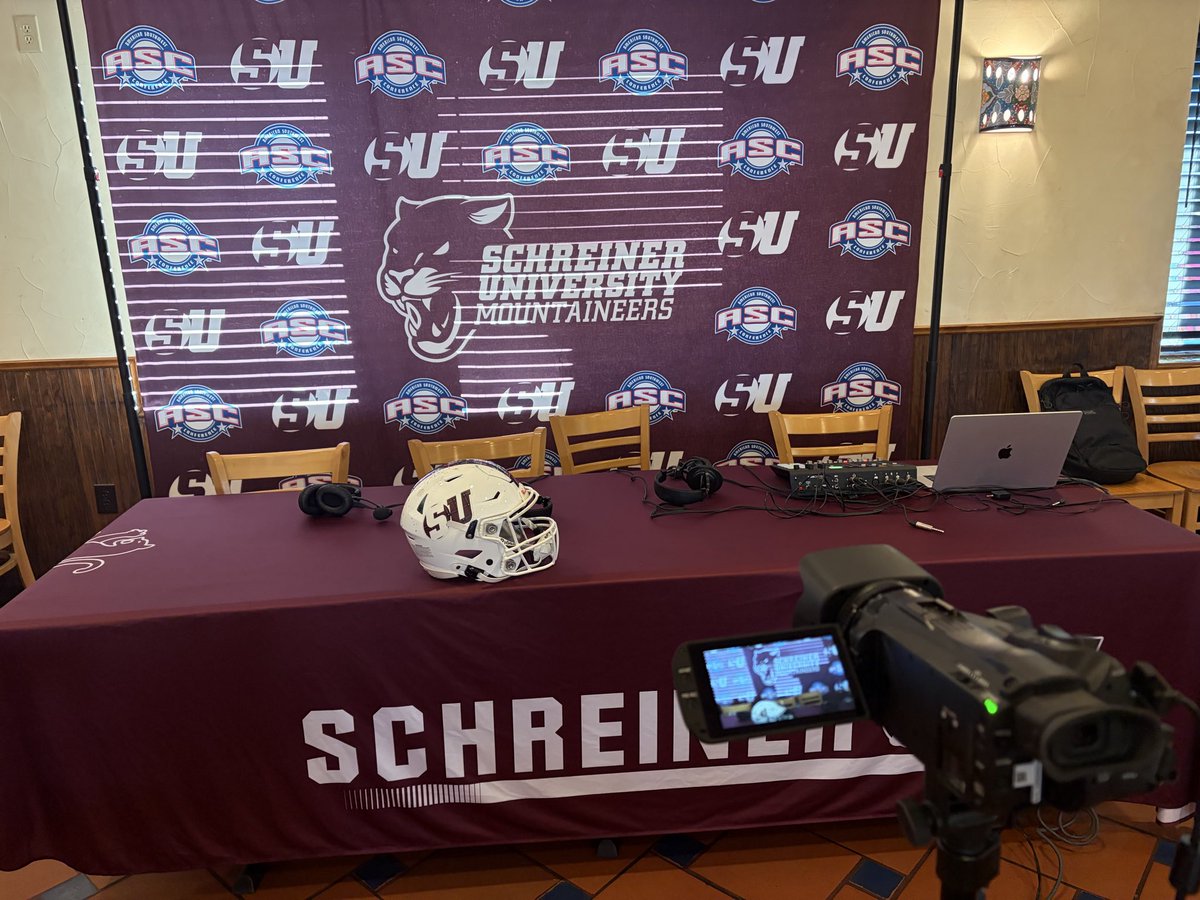 nbated's tweet photo. The Schreiner Coaches Show tonight 7pm at Acapulco in Kerrville. We’ll cover Football, Cross Country and check in with the Texas Center the go to place with Texas history. Watch SU FB and SU YouTube. https://t.co/Exk5bGfdMR