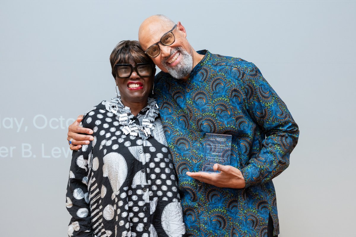 POETSorg's tweet photo. An unforgettable evening at Guggenheim New York! At our annual Chancellors Reading, we honored Harryette Mullen w/ the '26 Wallace Stevens Award &amp; Tim Seibles with the '26 Academy of American Poets Fellowship. A few favorite moments from the celebration. (1/3) 
📸 Beowulf Sheehan https://t.co/ZIubNGFwsY