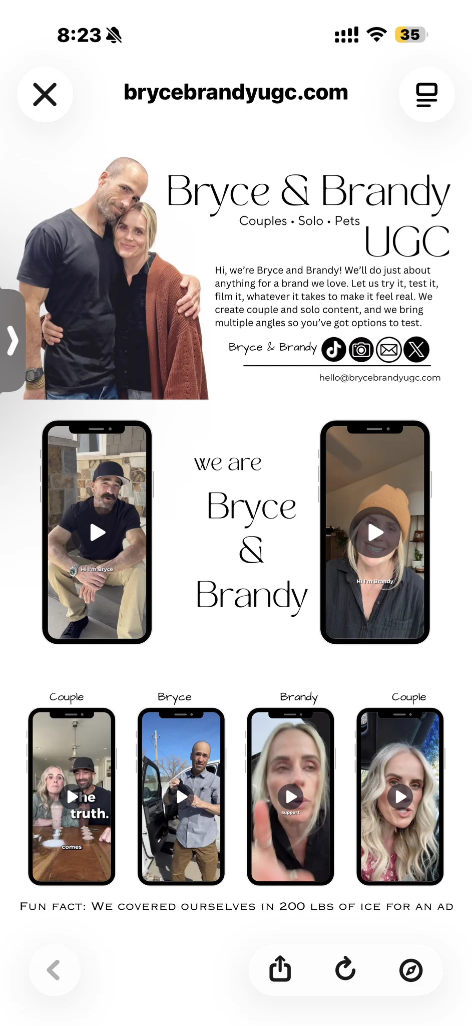 Bryce and Brandy UGC on X: 