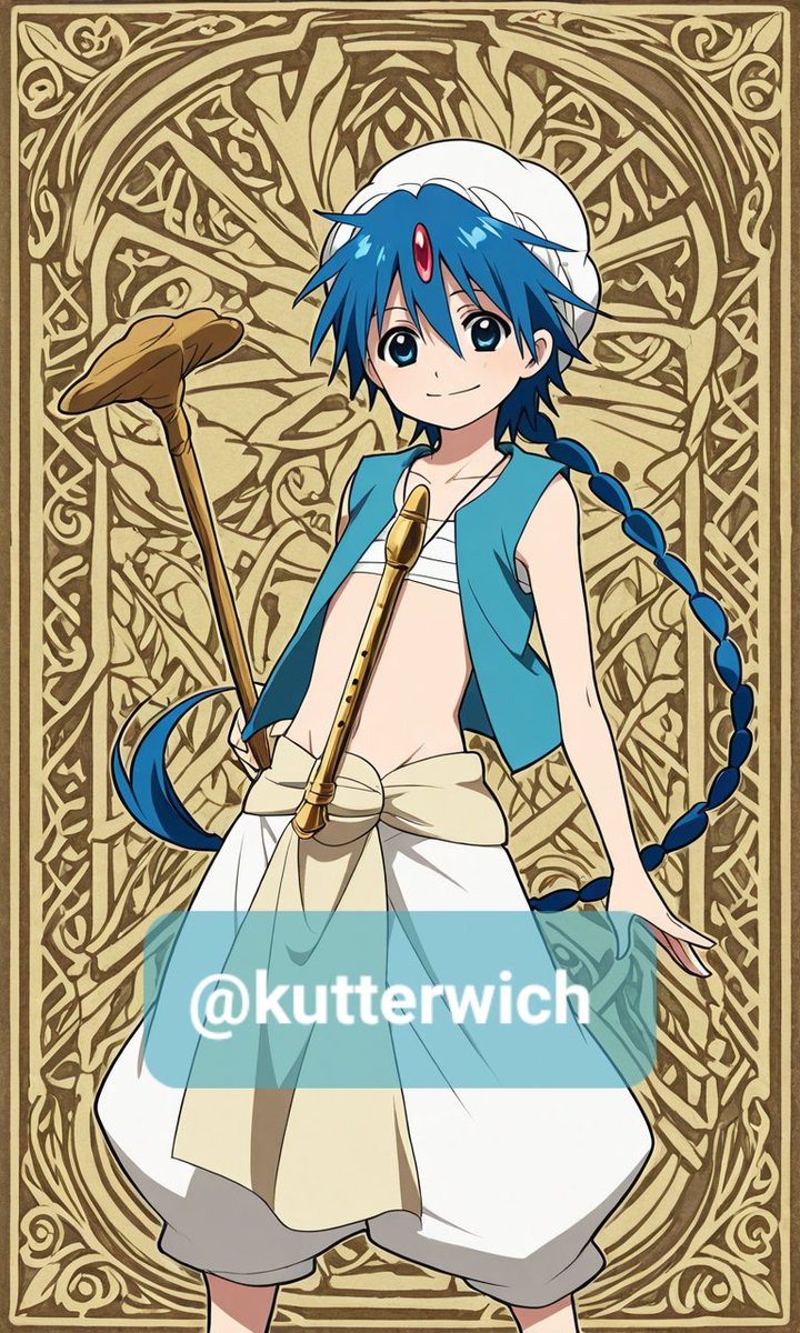 Kutterwich's tweet photo. 💙💙💙
#マギ #アラジン #Magi #Aladdin https://t.co/nSWaUsvTxr