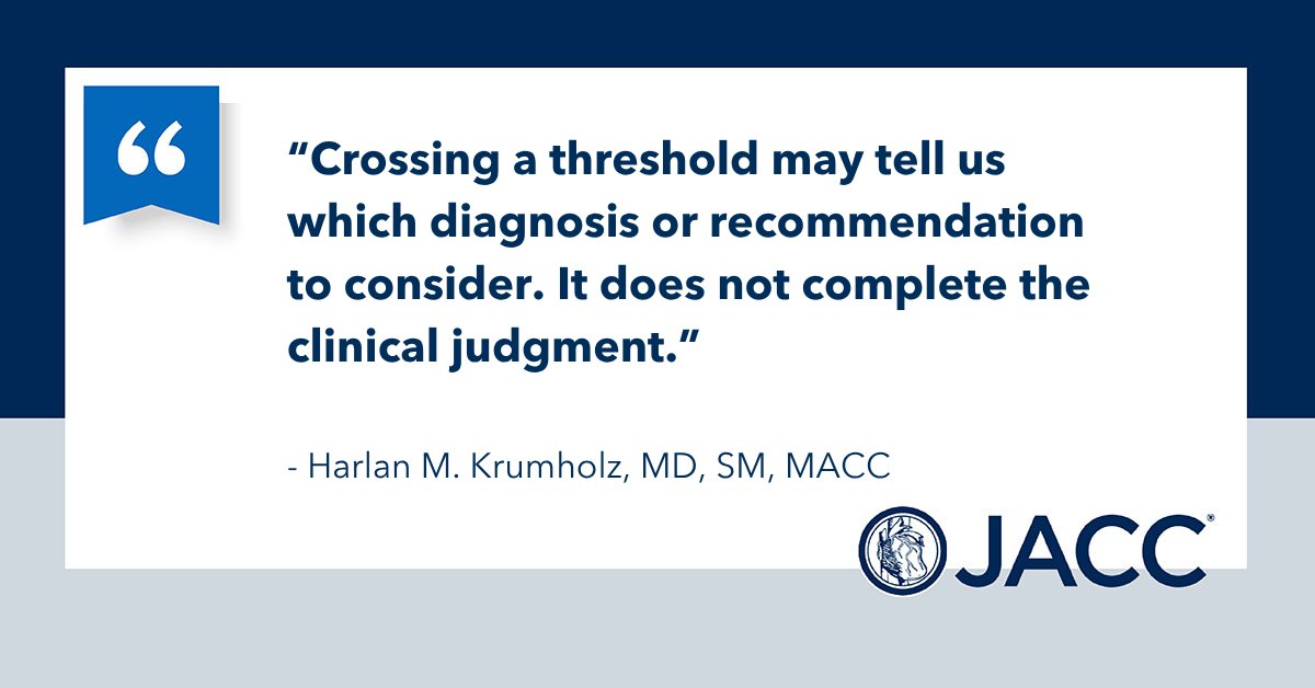 JACCJournals's tweet photo. Thresholds may guide care, but they cannot capture the context clinical judgment provides. Was a cutoff crossed — or missed — due to measurement uncertainty? How might that threshold shape access to care? 

#Thresholds #JACC #CardioX @hmkyale 

https://t.co/AD02ivb5RN https://t.co/ZpTVJfZ3QF