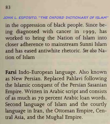 master_of_iran's tweet photo. Tazik (#Persian) language consists of as much as 70% #Arabic loan words https://t.co/FX0OAvpYNn